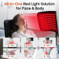 Appareil 3 en 1 de luminothérapie rouge 660NM & 850NM pour corps et visage – tapis, ceinture, support amovibles Appareil 3 en 1 de luminothérapie rouge 660NM & 850NM pour corps et visage – tapis, ceinture, support amovibles