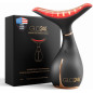 GLO24K Appareil Beauté Visage & Cou 3-en-1 avec LED Rouge & Vibration pour Revitalisation et Fermeté GLO24K Appareil Beauté Visage & Cou 3-en-1 avec LED Rouge & Vibration pour Revitalisation et Fermeté