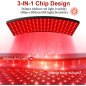 Lampe de Thérapie à Lumière Rouge 660nm/850nm avec Support Réglable pour Corps et Visage
