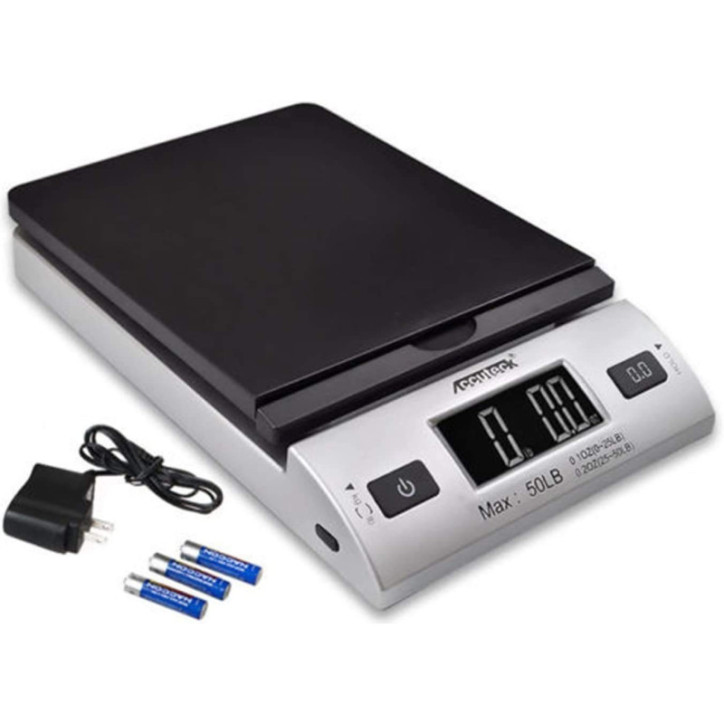 Accuteck 8250 Digital Shipping & Postal Scale, 50lb Capacity, 0.1oz High Accuracy Precision Accuteck 8250 Digital Shipping & Postal Scale, 50lb Capacity, 0.1oz High Accuracy Precision