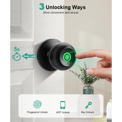Serrure Empreinte Digitale Intelligente Sans Clé, App