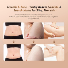 35-Speed 3-in-1 Lymphatic Drainage Massager with Microcurrent, Heat & Vibration – Anti-Cellulite Body Sculpting Tool (White)
