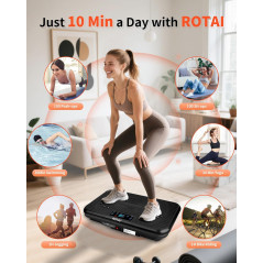 Machine de vibration Shake Plate 400 lbs pour drainage lymphatique et perte de poids, toute corps