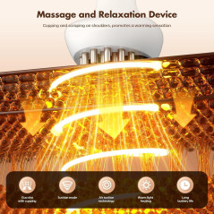 Smart Lymphatic & Cupping Massager with Heat & Vibration for Cellulite
