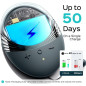 Brosse Nettoyante Visage COSLUS Silicone Étanche Rechargeable, 5 Modes, Nettoyage Profond Anti-Points Noirs