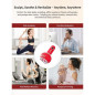 Lymphatic Drainage Massager & Anti-Cellulite Body Sculpting Tool with Microcurrent, Light, Heat & Vibration