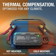 Chargeur Intelligent NOCO GENIUS10 10A 6V/12V avec Protection