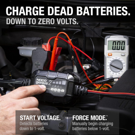 Chargeur Intelligent NOCO Genius2 6V/12V – Auto & Sécurité