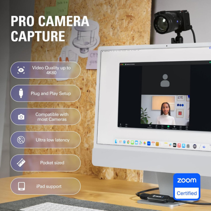 Elgato Cam Link 4K – Carte Capture Externe HDMI vers USB 3.0 pour DSLR, Caméras, Streaming 4K60/1080p60 Elgato Cam Link 4K – Carte Capture Externe HDMI vers USB 3.0 pour DSLR, Caméras, Streaming 4K60/1080p60