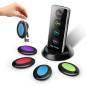Wireless Key Finder with LED Light - 4 Receivers & Remote, Easy Tracker for Keys, Phones, Wallets & Remotes Wireless Key Finder with LED Light - 4 Receivers & Remote, Easy Tracker for Keys, Phones, Wallets & Remotes