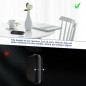 Localisateur de clés Simjar 80dB+ RF avec 1 émetteur, 6 récepteurs fins et télécommande en tissu, portée 40m Localisateur de clés Simjar 80dB+ RF avec 1 émetteur, 6 récepteurs fins et télécommande en tissu, portée 40m