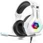 Ozeino 7.1 Surround Sound Gaming Headset with Noise Canceling Mic & LED Light for PC, PS4/5, Xbox, Switch Ozeino 7.1 Surround Sound Gaming Headset with Noise Canceling Mic & LED Light for PC, PS4/5, Xbox, Switch