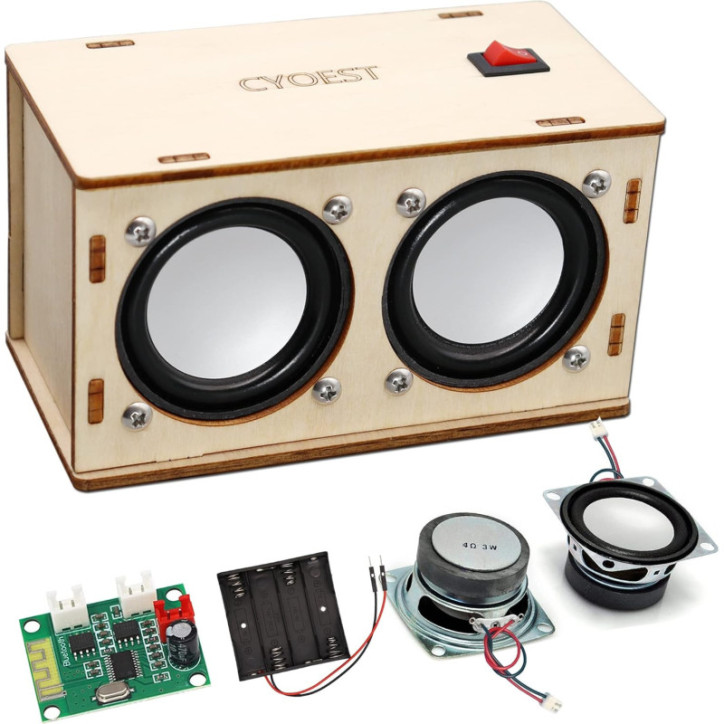STEM Bluetooth Speaker Kit for Kids & Adults – DIY Electronics Science Project, Beginner Friendly, Ages 10+ STEM Bluetooth Speaker Kit for Kids & Adults – DIY Electronics Science Project, Beginner Friendly, Ages 10+