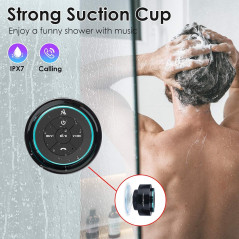 XLeader Pro Shower Speaker IPX7 Bluetooth, Microphone, 12H