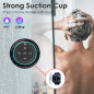 XLeader Pro Shower Speaker, IPX7 Waterproof Bluetooth with Suction Cup & Mic, 12H Playtime - SoundAngel Mate