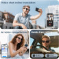 AI Smart Sunglasses with Translation, UV400, Bluetooth Speaker, Voice Control & Hands-Free Calling – Black AI Smart Sunglasses with Translation, UV400, Bluetooth Speaker, Voice Control & Hands-Free Calling – Black
