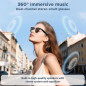 Lunettes de Soleil Intelligentes AI, Traduction 110+ Langues, Bluetooth, UV400, Commande Vocale, Noir Lunettes de Soleil Intelligentes AI, Traduction 110+ Langues, Bluetooth, UV400, Commande Vocale, Noir