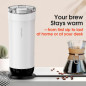 VSITOO S5 16oz Heated Travel Mug with Auto-Sensing AI, Hands-Free Temperature Control, White VSITOO S5 16oz Heated Travel Mug with Auto-Sensing AI, Hands-Free Temperature Control, White