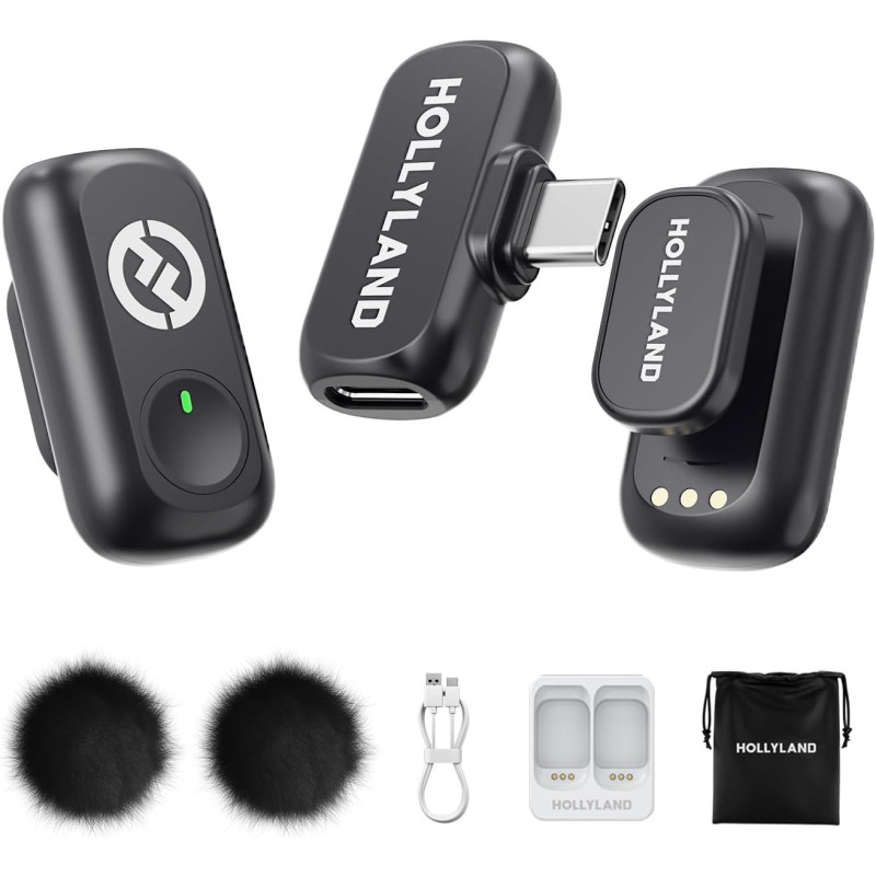 Microphone Sans Fil Hollyland Lark A1 pour iPhone & Android