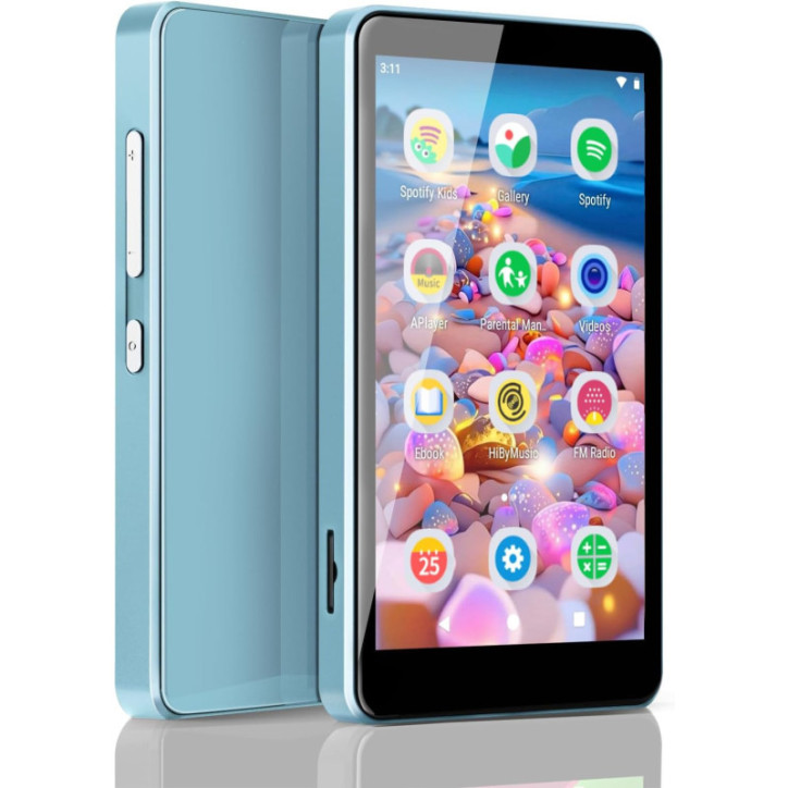 Lecteur MP3 Enfants 4 IPS Bleu, Spotify, Contrôle Parental, Audible, Amazon Music, Jusqu'à 512GB Lecteur MP3 Enfants 4 IPS Bleu, Spotify, Contrôle Parental, Audible, Amazon Music, Jusqu'à 512GB