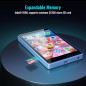 Lecteur MP3 Enfants 4 IPS Bleu, Spotify, Contrôle Parental, Audible, Amazon Music, Jusqu'à 512GB Lecteur MP3 Enfants 4 IPS Bleu, Spotify, Contrôle Parental, Audible, Amazon Music, Jusqu'à 512GB