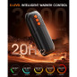 Chauffe-mains électrique rechargeable 2 pcs 6000mAh, 5 niveaux, lumineux, portable, cadeau idéal outdoor Chauffe-mains électrique rechargeable 2 pcs 6000mAh, 5 niveaux, lumineux, portable, cadeau idéal outdoor