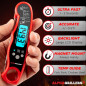 Alpha Grillers Digital Meat Thermometer - Instant Read for Cooking & Grilling, Perfect Gift for Men Alpha Grillers Digital Meat Thermometer - Instant Read for Cooking & Grilling, Perfect Gift for Men