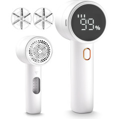 Rasoir Électrique Rechargeable Anti-Bouloches 3 Vitesses LED