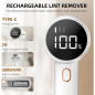 Rasoir à Tissu Électrique Rechargeable, Anti-Boulochage Portable avec 3 Vitesses et Écran LED Rasoir à Tissu Électrique Rechargeable, Anti-Boulochage Portable avec 3 Vitesses et Écran LED