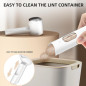 Rechargeable Fabric Shaver Lint Remover with 3 Speeds, 6 Blades & LED Display for Clothes & Furniture