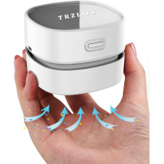 Aspirateur de Bureau TRZLIFE Rechargeable – Mini et Durable