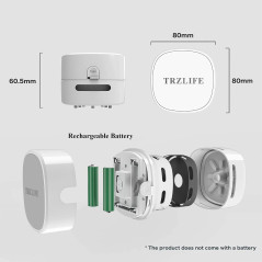 Aspirateur de bureau TRZLIFE rechargeable, mini et durable avec accessoires bonus, idéal cadeau original