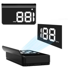 Affichage Tête Haute Voiture K1-White GPS USB Luminosité Auto