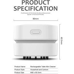 Aspirateur de bureau ODISTAR sans fil, autonomie 90 min