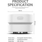 ODISTAR Aspirateur de Bureau Sans Fil, Mini Balai à Poussière 360°, Économie d’Énergie, 90 min Autonomie (Blanc) ODISTAR Aspirateur de Bureau Sans Fil, Mini Balai à Poussière 360°, Économie d’Énergie, 90 min Autonomie (Blanc)
