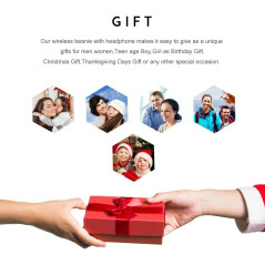 Bluetooth Beanie Hat with Headphones – Unique Tech Gift & Perfect Stocking Stuffer