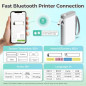 Nelko Imprimante d'Étiquettes Bluetooth P21 Sans Fil avec Ruban, Mini Machine à Étiqueter Blanche pour Bureau, École, Maison Nelko Imprimante d'Étiquettes Bluetooth P21 Sans Fil avec Ruban, Mini Machine à Étiqueter Blanche pour Bureau, École, Maison