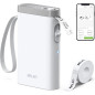 Nelko Imprimante d'Étiquettes Bluetooth P21 Sans Fil avec Ruban, Mini Machine à Étiqueter Blanche pour Bureau, École, Maison Nelko Imprimante d'Étiquettes Bluetooth P21 Sans Fil avec Ruban, Mini Machine à Étiqueter Blanche pour Bureau, École, Maison