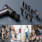 Deep Tissue Massage Gun, Handheld Electric Percussion Muscle Massager with 9 Attachments & 30 Speeds (Grey) Deep Tissue Massage Gun, Handheld Electric Percussion Muscle Massager with 9 Attachments & 30 Speeds (Grey)