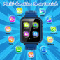 Montre Intelligente Enfants 39 Jeux Écran Tactile HD Caméra Musique Podomètre Lampe Alarme 5-12 Ans
