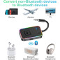 Beeitzie Ultra Bluetooth 5.4 Transmetteur AptX LL pour 2 Casques/Écouteurs, Adaptateur Audio Sans Fil 2025 Beeitzie Ultra Bluetooth 5.4 Transmetteur AptX LL pour 2 Casques/Écouteurs, Adaptateur Audio Sans Fil 2025
