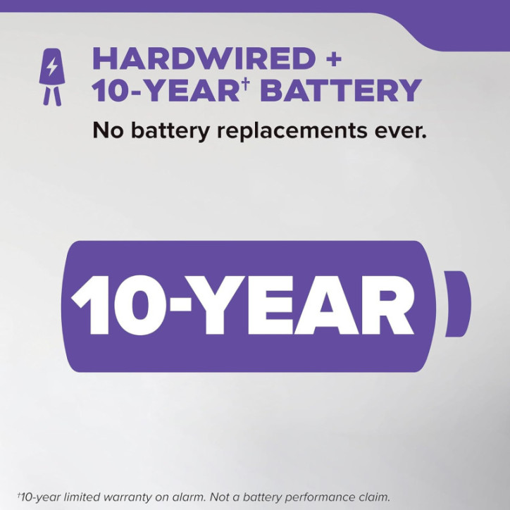 Détecteur de fumée et monoxyde de carbone Kidde, 10 ans batterie, alertes vocales, interconnectable Détecteur de fumée et monoxyde de carbone Kidde, 10 ans batterie, alertes vocales, interconnectable