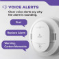 Détecteur de fumée et monoxyde de carbone Kidde, 10 ans batterie, alertes vocales, interconnectable Détecteur de fumée et monoxyde de carbone Kidde, 10 ans batterie, alertes vocales, interconnectable