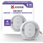 Kidde Hardwired Smoke & CO Detector with 10-Year Battery Backup, Voice Alerts & Interconnectable LEDs Kidde Hardwired Smoke & CO Detector with 10-Year Battery Backup, Voice Alerts & Interconnectable LEDs