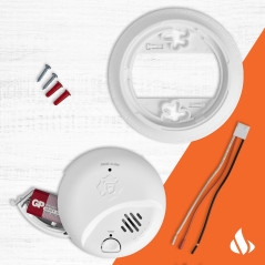 First Alert SMI100-AC Hardwire Smoke Alarm with Battery Backup - 1-Pack