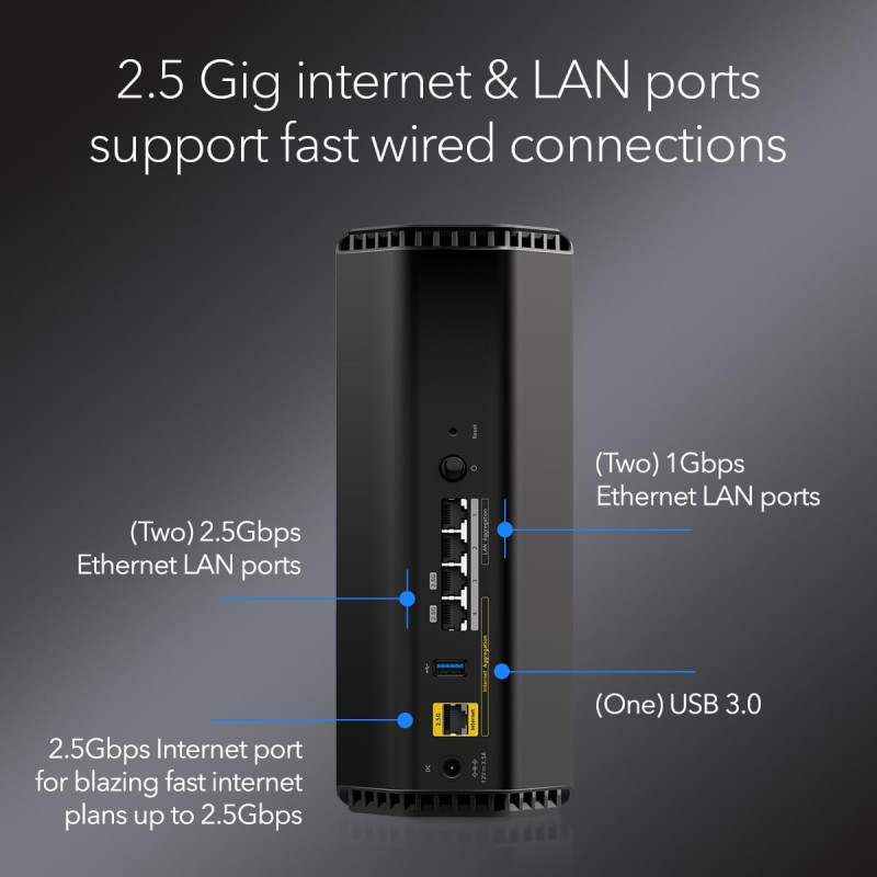 NETGEAR Nighthawk WiFi 7 Router BE9300 – 9.3Gbps, Tri-Band, VPN