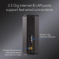 NETGEAR Nighthawk Routeur WiFi 7 Dual-Bande RS140 - Vitesse 5 Gbps, Couvre 2250 pi², 80 Appareils, Port 2.5 Gb NETGEAR Nighthawk Routeur WiFi 7 Dual-Bande RS140 - Vitesse 5 Gbps, Couvre 2250 pi², 80 Appareils, Port 2.5 Gb
