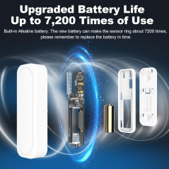Wireless Door Chime Alarm with 600FT Range, 58 Chimes & LED Alerts