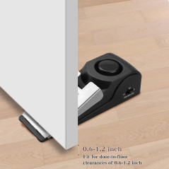 Alarme Arrêt Porte EMDMAK 120dB - Lot de 2 Noir