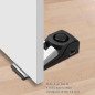 EMDMAK 120dB Door Stop Alarm for Home & Travel, Black (Pack of 2) EMDMAK 120dB Door Stop Alarm for Home & Travel, Black (Pack of 2)